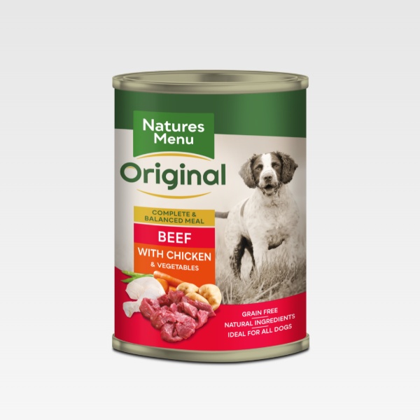 Natures menu Beef and Chicken Tinned Dog Food